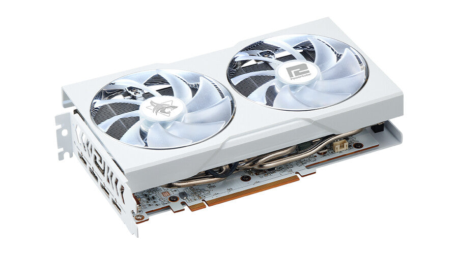 PowerColor Hellhound "Spectral White" - AMD 8 GB GDDR6 Radeon RX 6650 XT graphics card