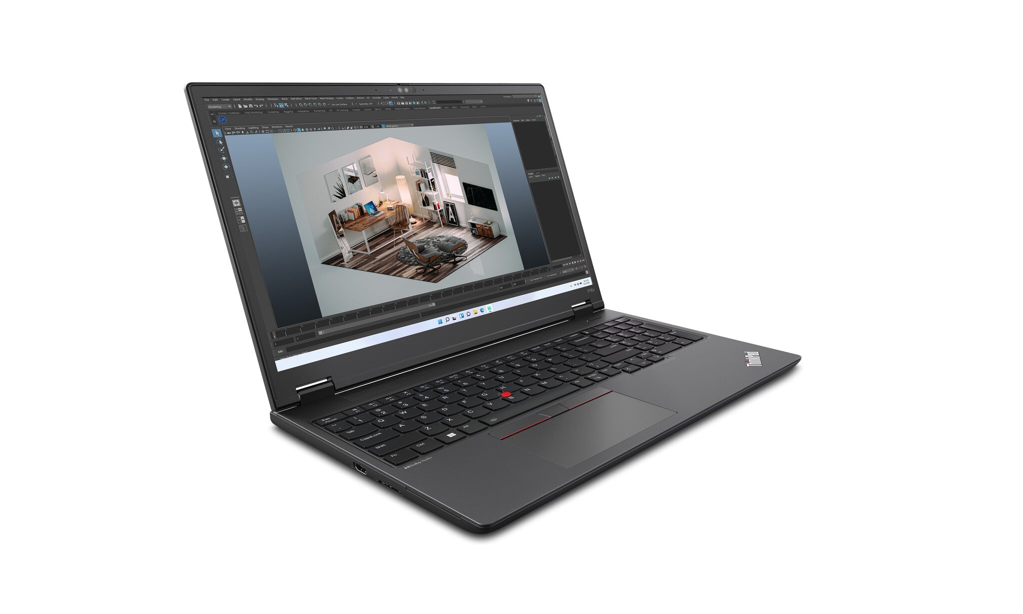 Lenovo ThinkPad P16v Laptop - 40.6 cm (16") - Intel Core Ultra 7 155H - 32 GB DDR5-SDRAM - 1 TB SSD - NVIDIA RTX 1000 Ada - Wi-Fi 6E - Windows 11 Pro - Black