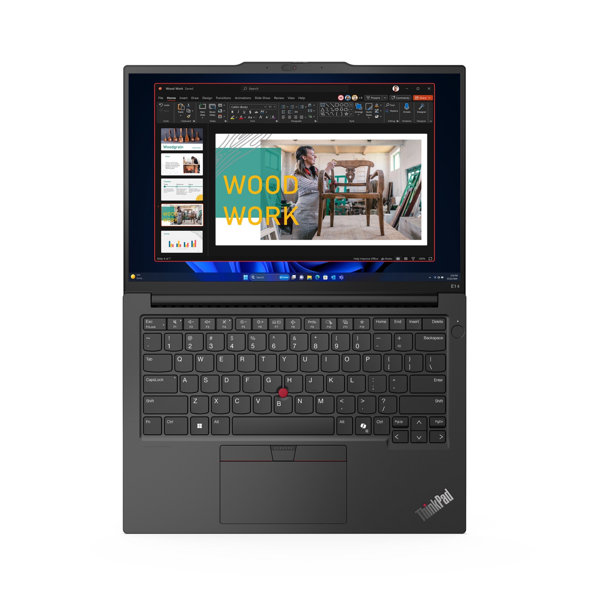 Lenovo ThinkPad E14 Laptop - 35.6 cm (14") - AMD Ryzen™ 5 7535HS - 16 GB DDR5-SDRAM - 256 GB SSD - Wi-Fi 6E - Windows 11 Pro - Black