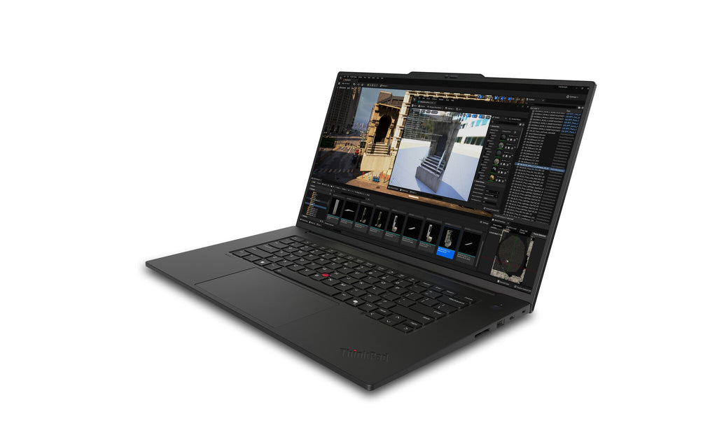 Lenovo ThinkPad P1 (Gen 7) Laptop - 40.6 cm (16") - Intel Core Ultra 7 165H - 32 GB LPDDR5x-SDRAM - 1 TB SSD - NVIDIA GeForce RTX 4070 - Wi-Fi 7 - Windows 11 Pro - Black