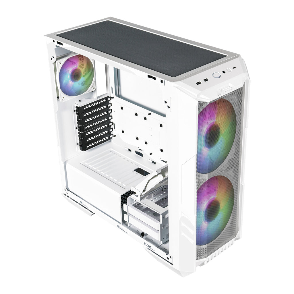 Cooler Master HAF 500 - ATX Mid Tower Case in White