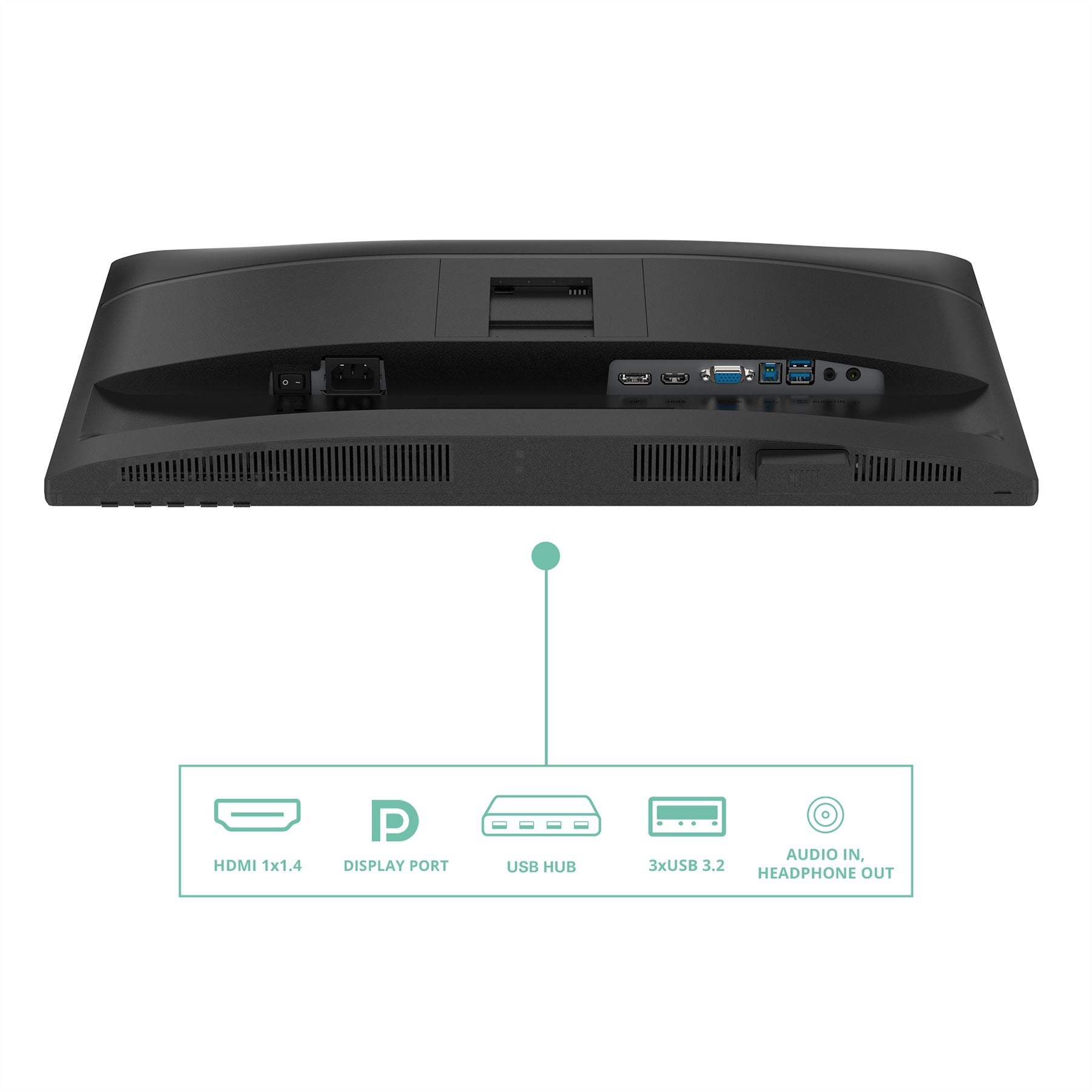 AOC 24P4U computer monitor 60.5 cm (23.8") 1920 x 1080 pixels Full HD Black