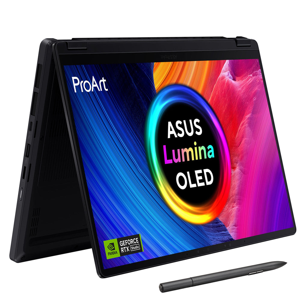 ASUS ProArt PX13 Hybrid (2-in-1) - 33.8 cm (13.3") - Touchscreen - AMD Ryzen AI 9 HX 370 - 24 GB LPDDR5x-SDRAM - 1 TB SSD - NVIDIA GeForce RTX 4060 - Wi-Fi 7 - Windows 11 Home - Black