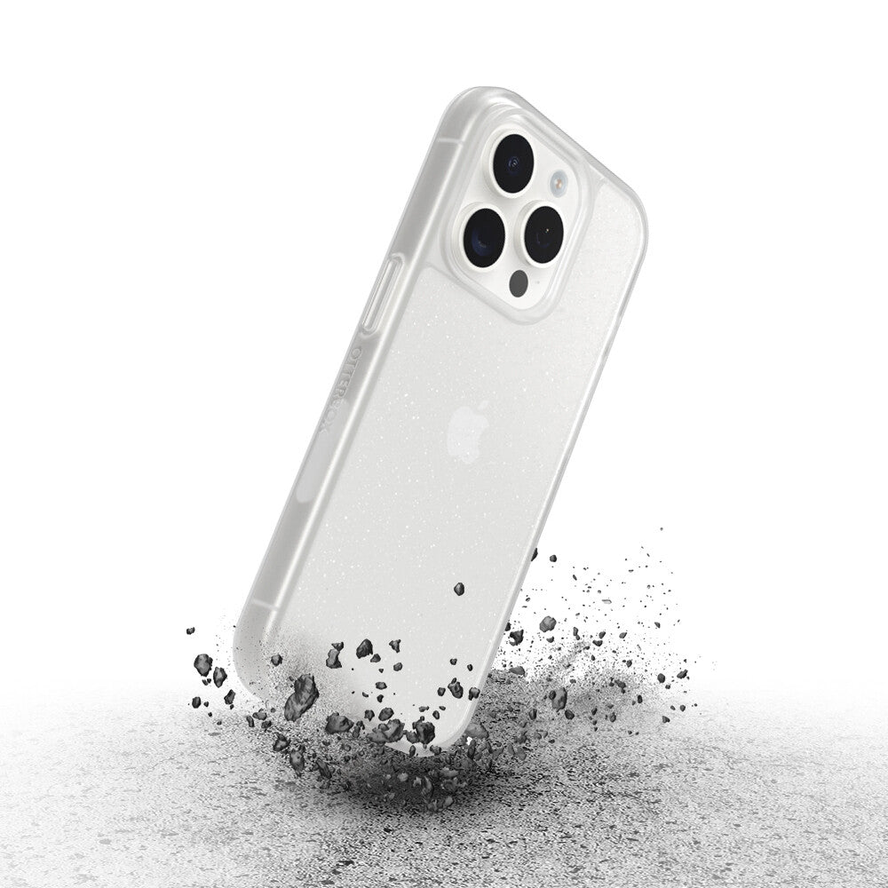 OtterBox React Series for iPhone 15 Pro in Stardust (Clear Glitter) - No Packaging