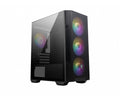 MSI MAG FORGE M100R - MicroATX Mini Tower Case in Black / Transparent