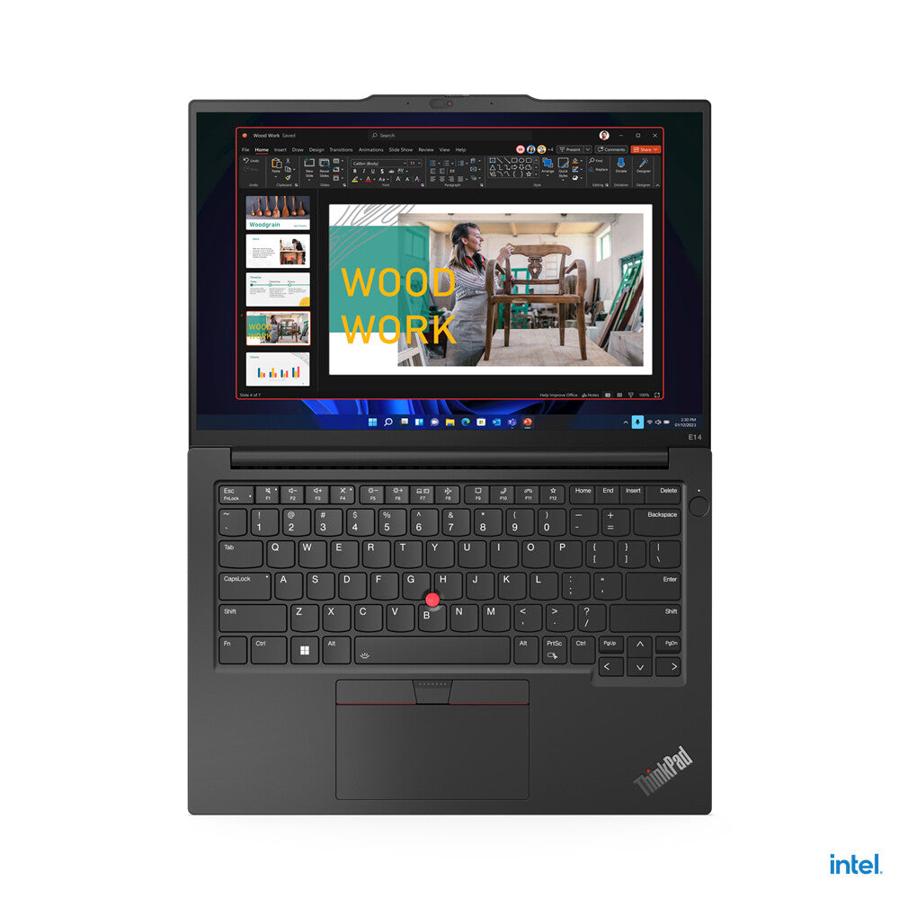 Lenovo ThinkPad E14 Gen 5 (Intel) Intel® Core™ i7 i7-13700H Laptop 35.6 cm (14") WUXGA 16 GB DDR4-SDRAM 512 GB SSD Wi-Fi 6 (802.11ax) Windows 11 Pro Black