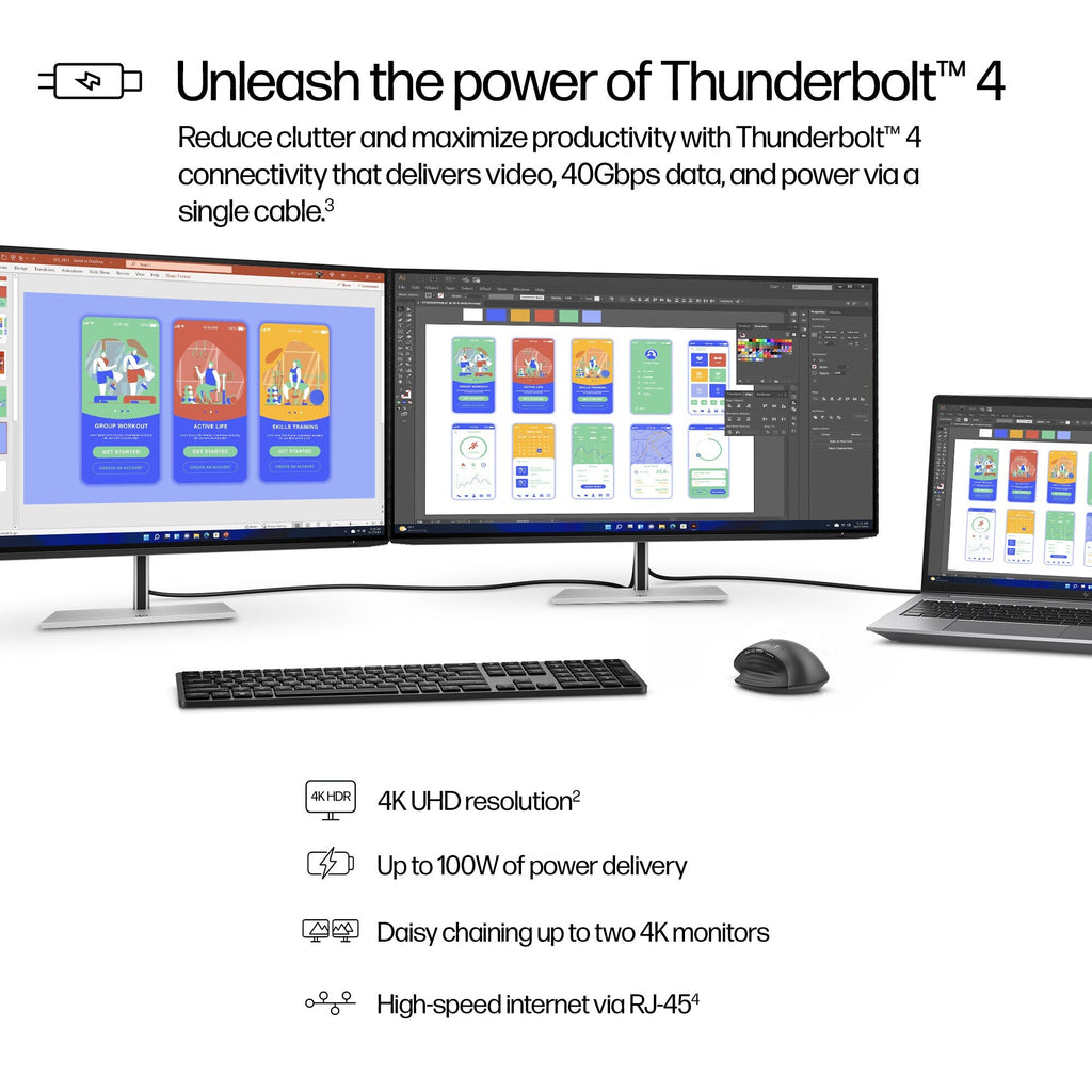 HP Series 7 Pro 732PK - 80 cm (31.5") - 3840 x 2160 pixels - 4K UHD IPS Monitor
