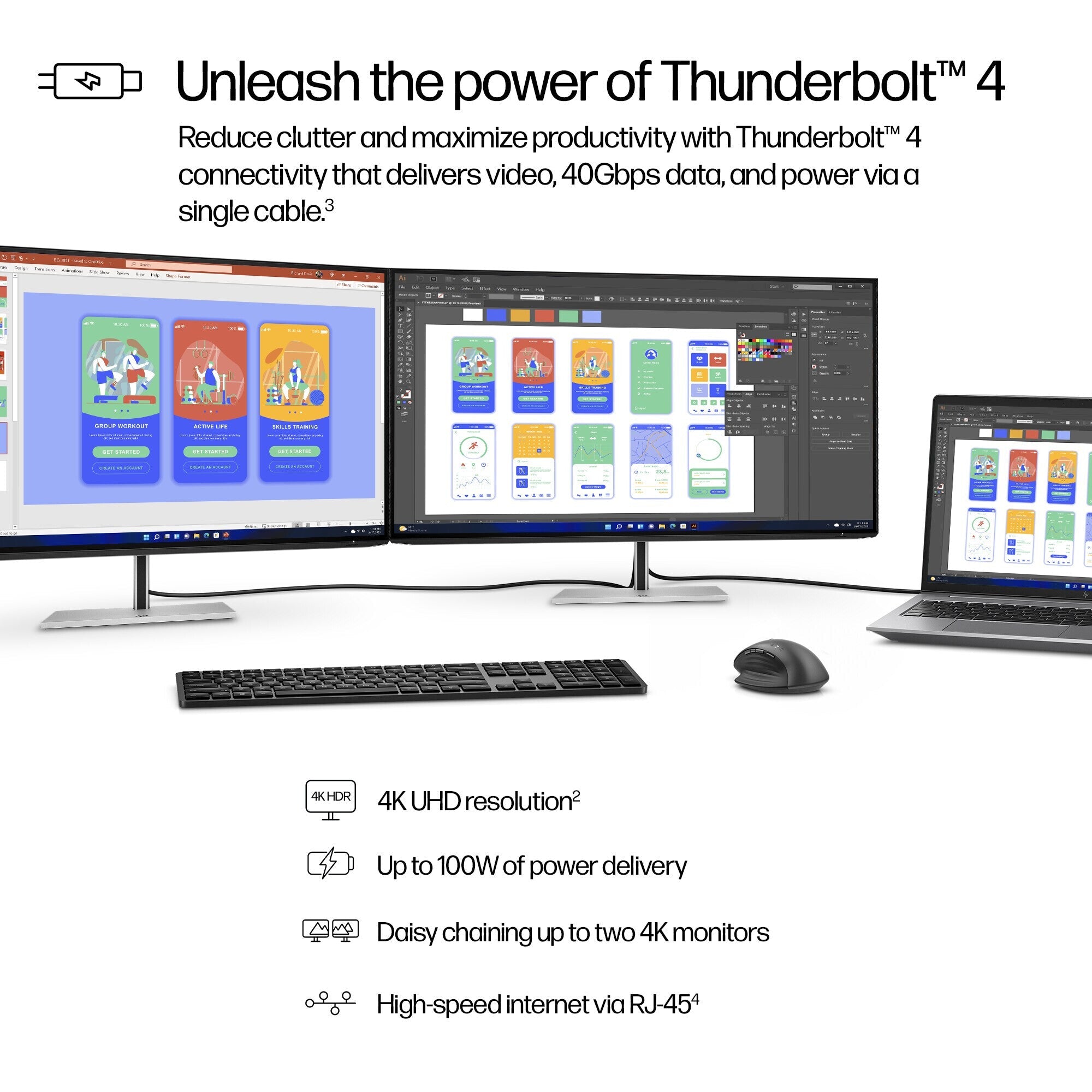 HP Series 7 Pro 732PK - 80 cm (31.5") - 3840 x 2160 pixels - 4K UHD IPS Monitor