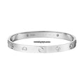 Cartier Love Bracelet 4 Diamonds 18K White Gold