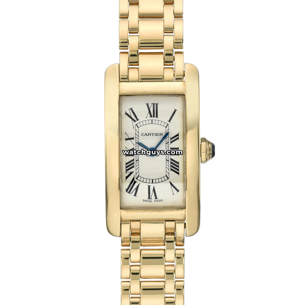 Cartier Tank Americaine W26015K2 Yellow Gold