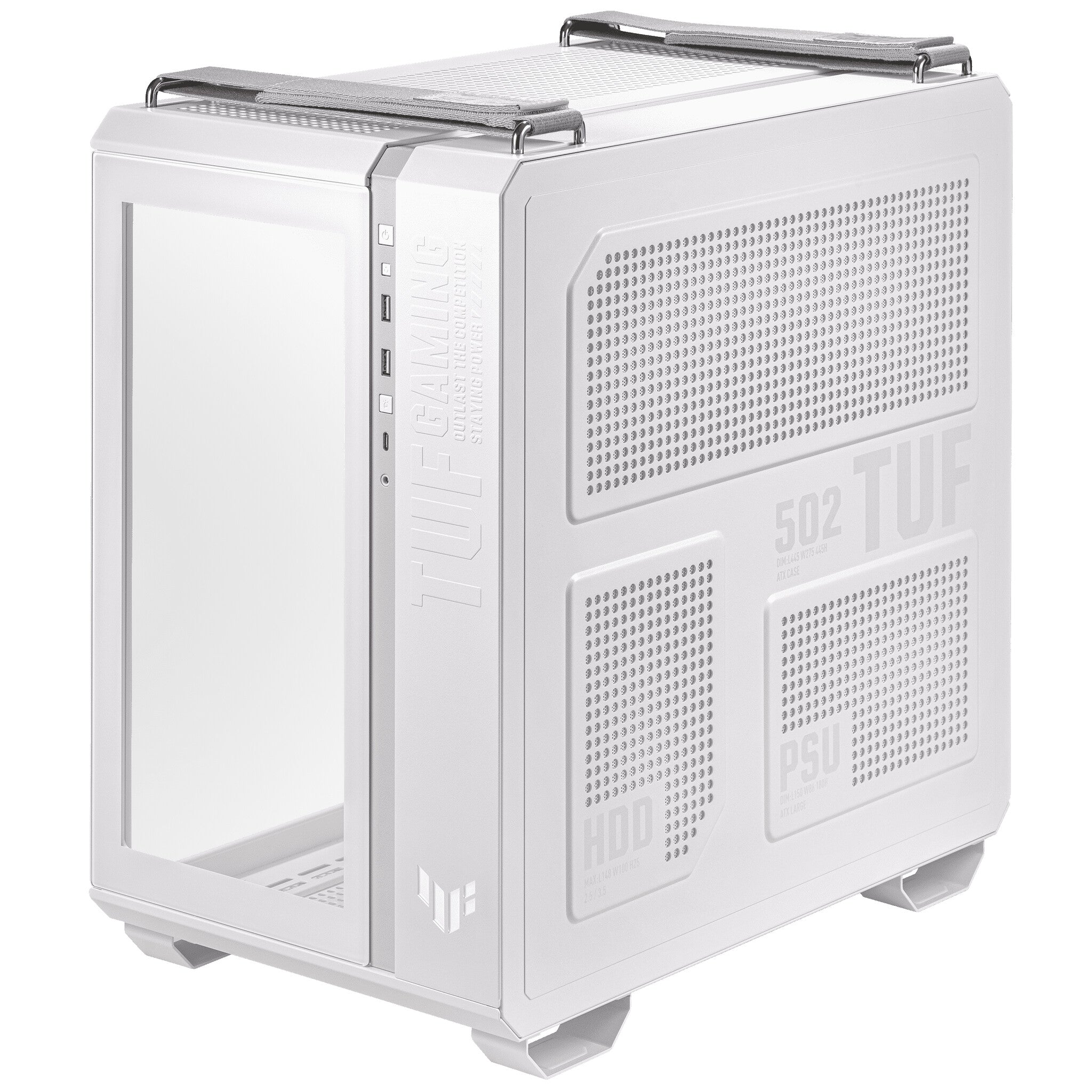 Asus TUF Gaming GT502 Plus - ATX Mid Tower Case in White