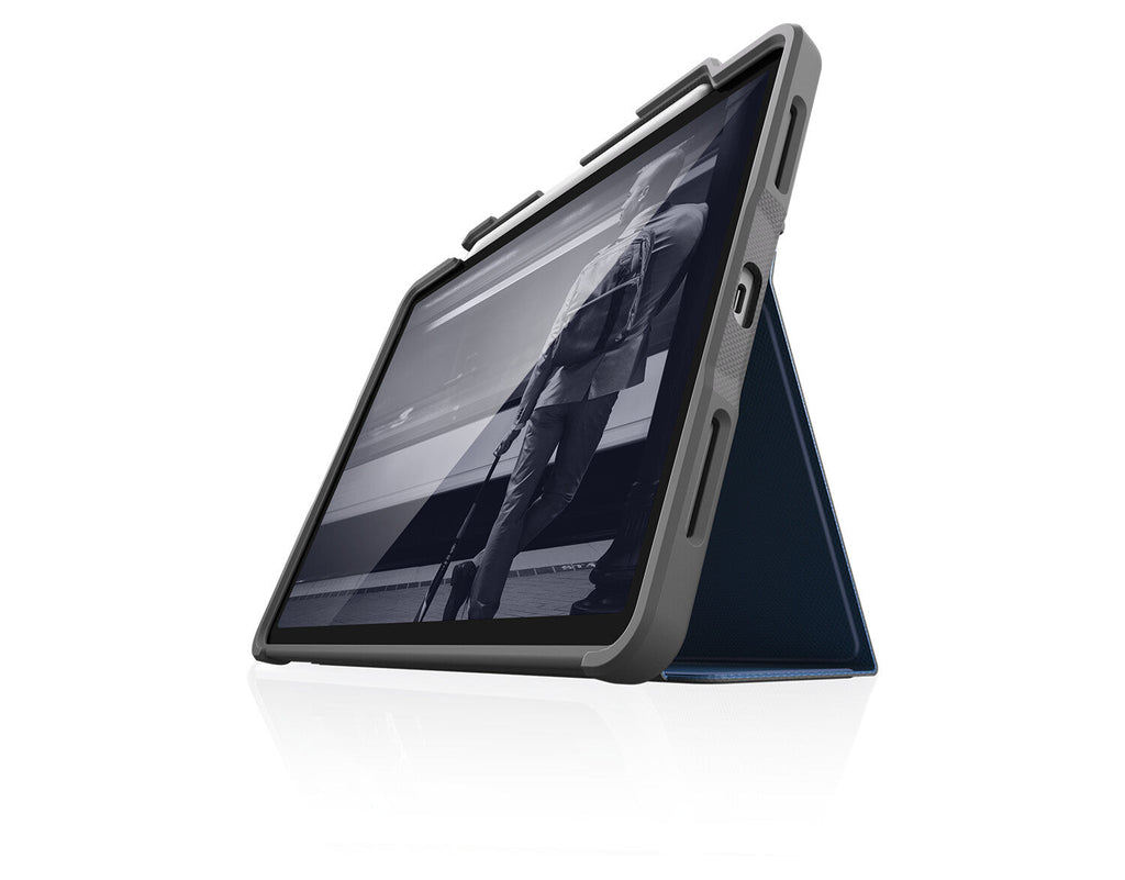 STM Dux Plus Folio Case for 10.9" iPad Air in Blue