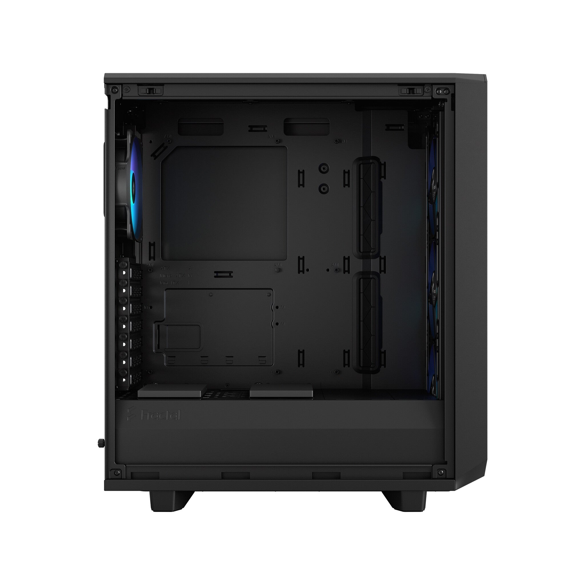Fractal Design Meshify 2 Compact Lite RGB - ATX Mid Tower Case in Black