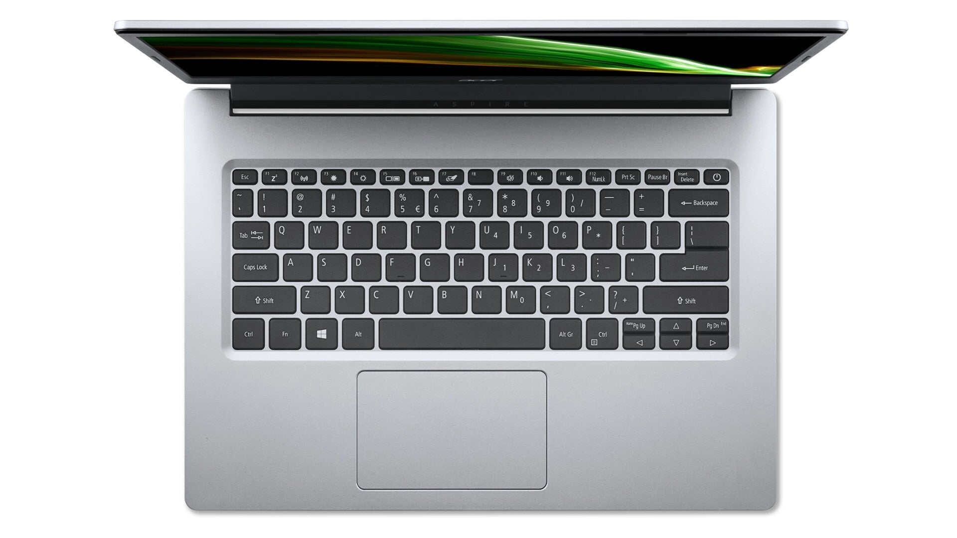 Acer Aspire 1 A114-33-P039 Laptop - 35.6 cm (14") - Intel® Celeron® N6000 - 4 GB DDR4-SDRAM - 256 GB SSD+eMMC - Wi-Fi 6 - Windows 11 Home in S mode - Silver