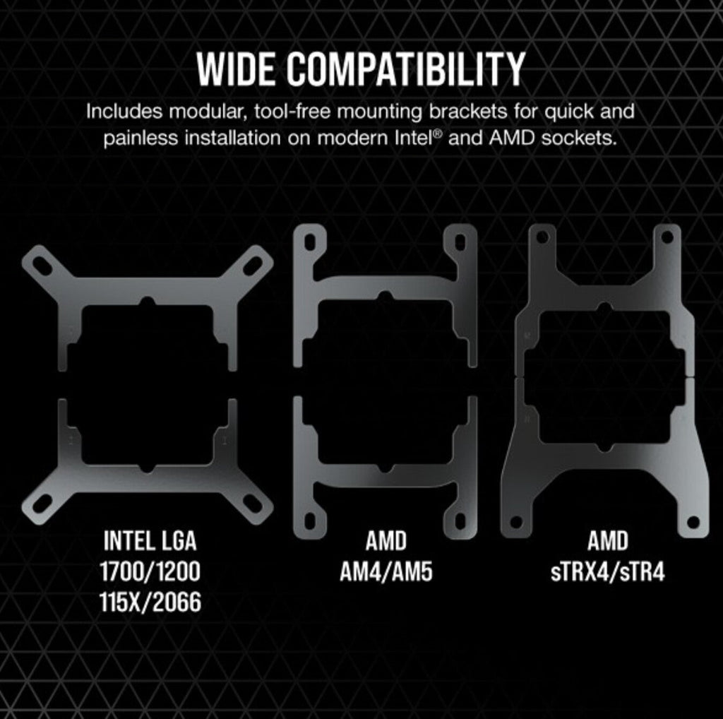 Corsair H115I - Processor Air Cooler in Black - 280mm