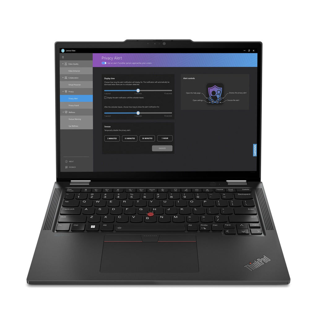 Lenovo ThinkPad X13 Hybrid (2-in-1) - 33.8 cm (13.3") - Touchscreen - Intel Core Ultra 7 155U - 16 GB LPDDR5x-SDRAM - 512 GB SSD - Wi-Fi 6E - Windows 11 Pro - Black