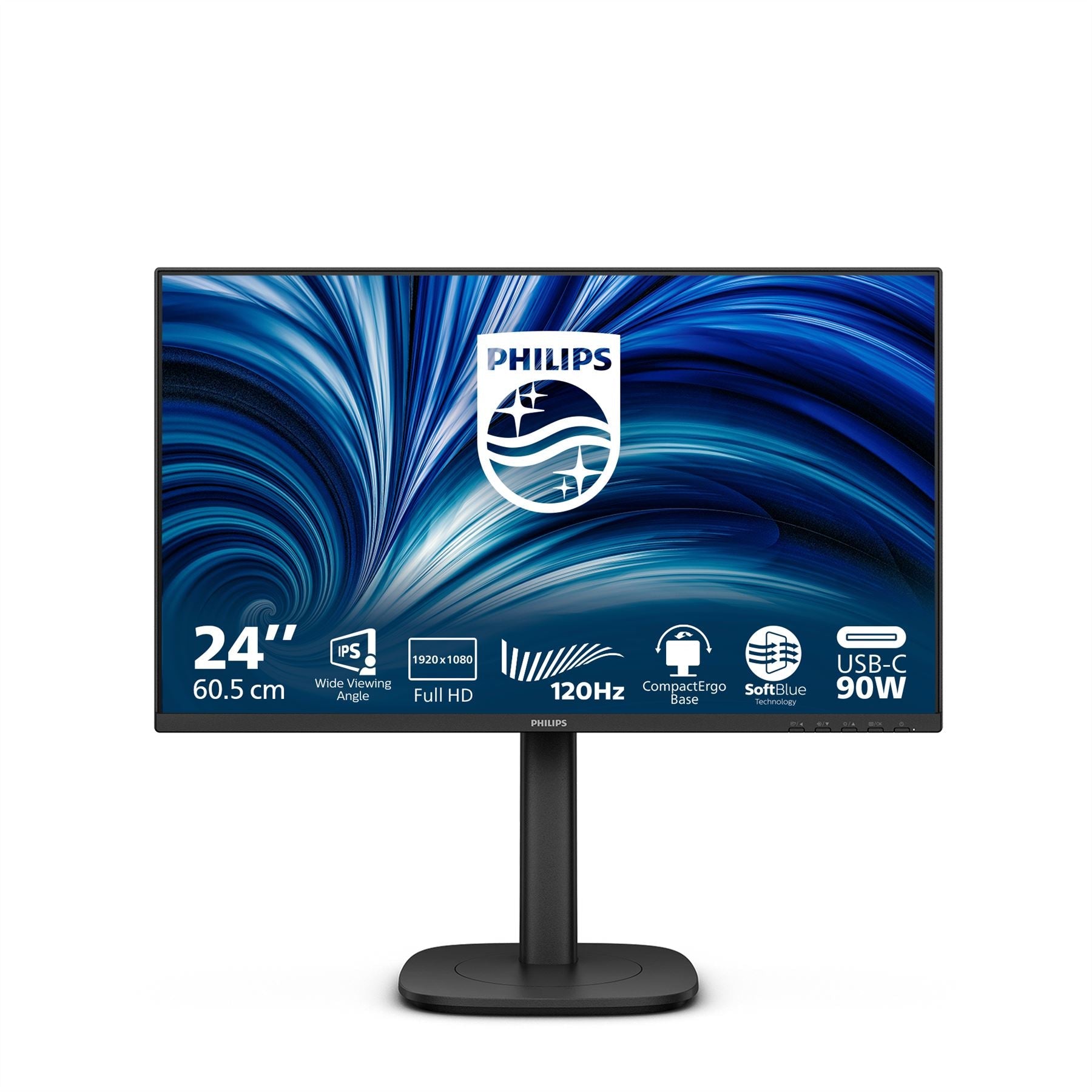 Philips 3000 series 24B2U3301 - 60.5 cm (23.8") - 1920 x 1080 pixels FHD LCD Monitor