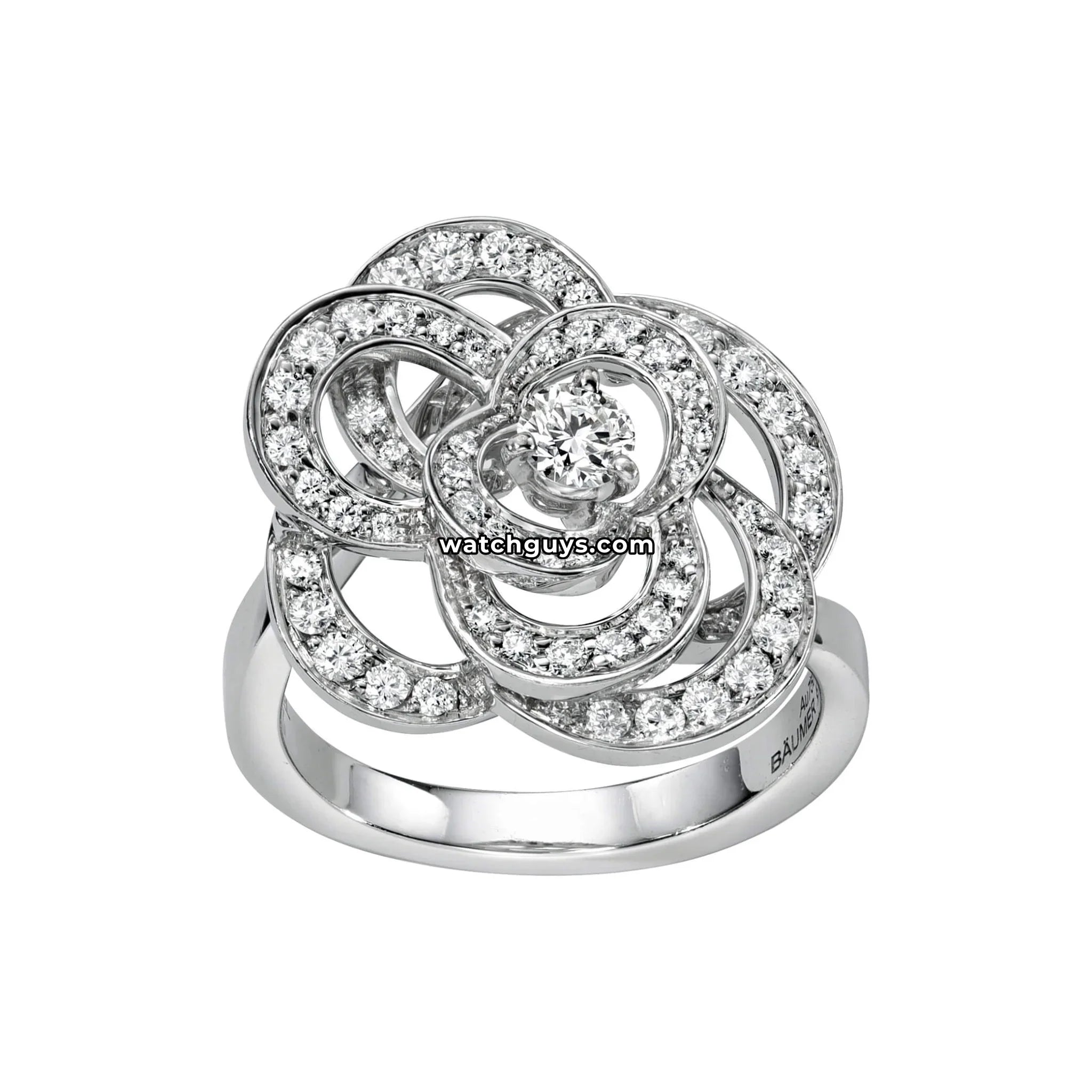 Chanel Fil De Camélia Diamond Ring