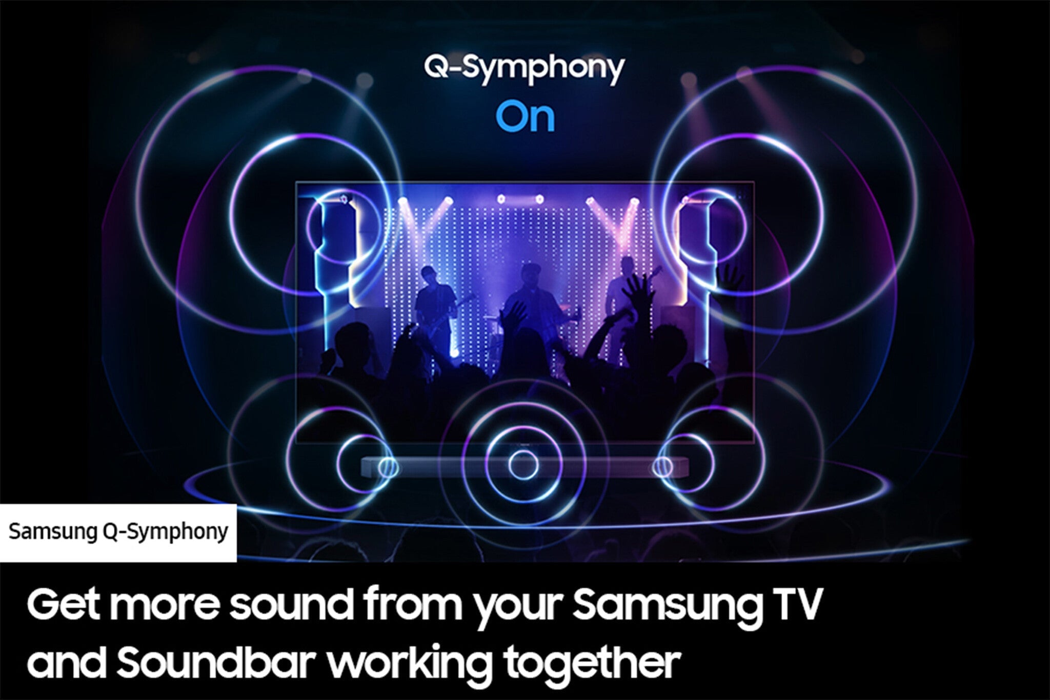 Samsung HW-Q600C - Bluetooth Cinematic Soundbar with Dolby Atmos, DTS:X & Wireless Subwoofer in Black
