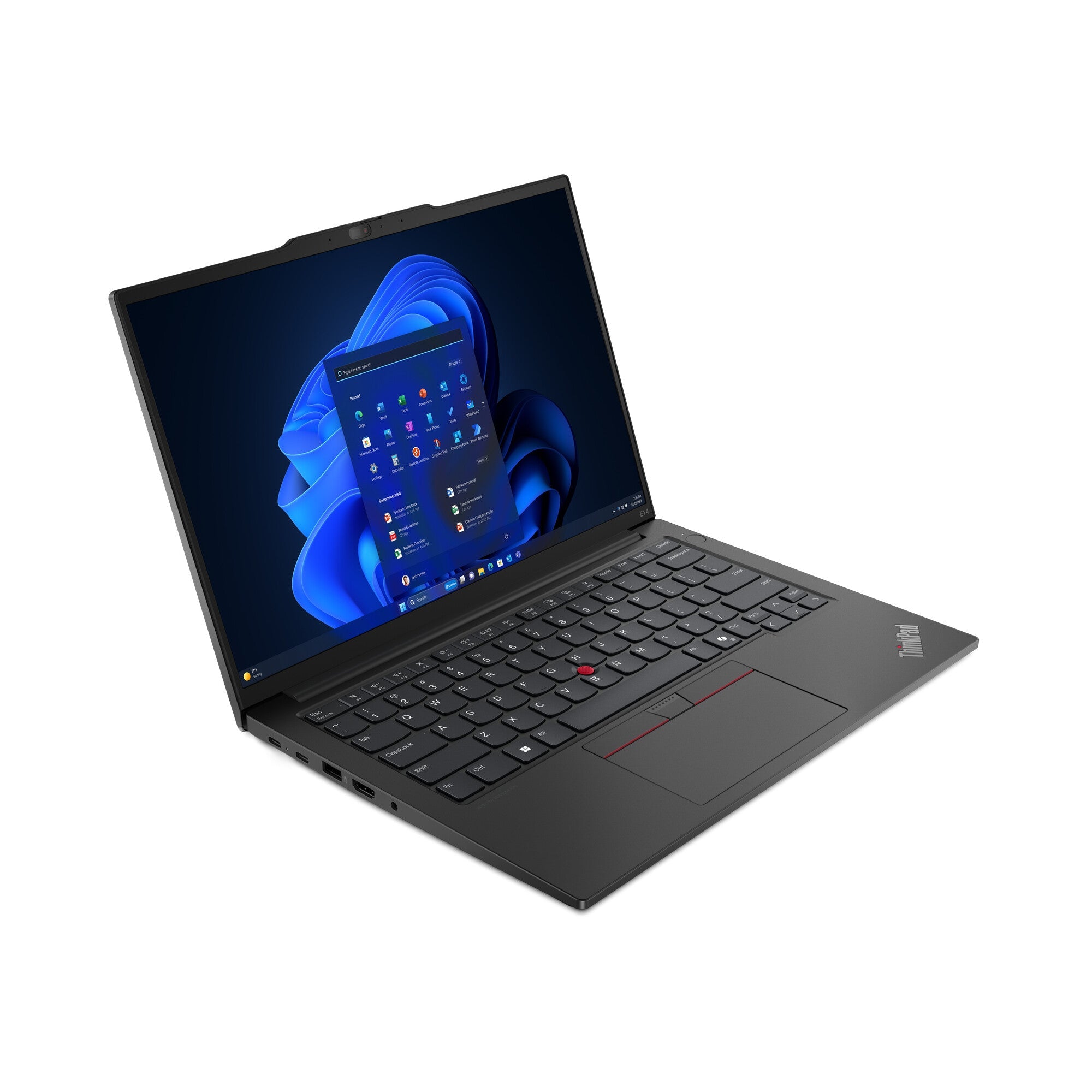 Lenovo ThinkPad E14 Laptop - 35.6 cm (14") - AMD Ryzen™ 7 7735HS - 16 GB DDR5-SDRAM - 512 GB SSD - Wi-Fi 6E - Windows 11 Pro - Black