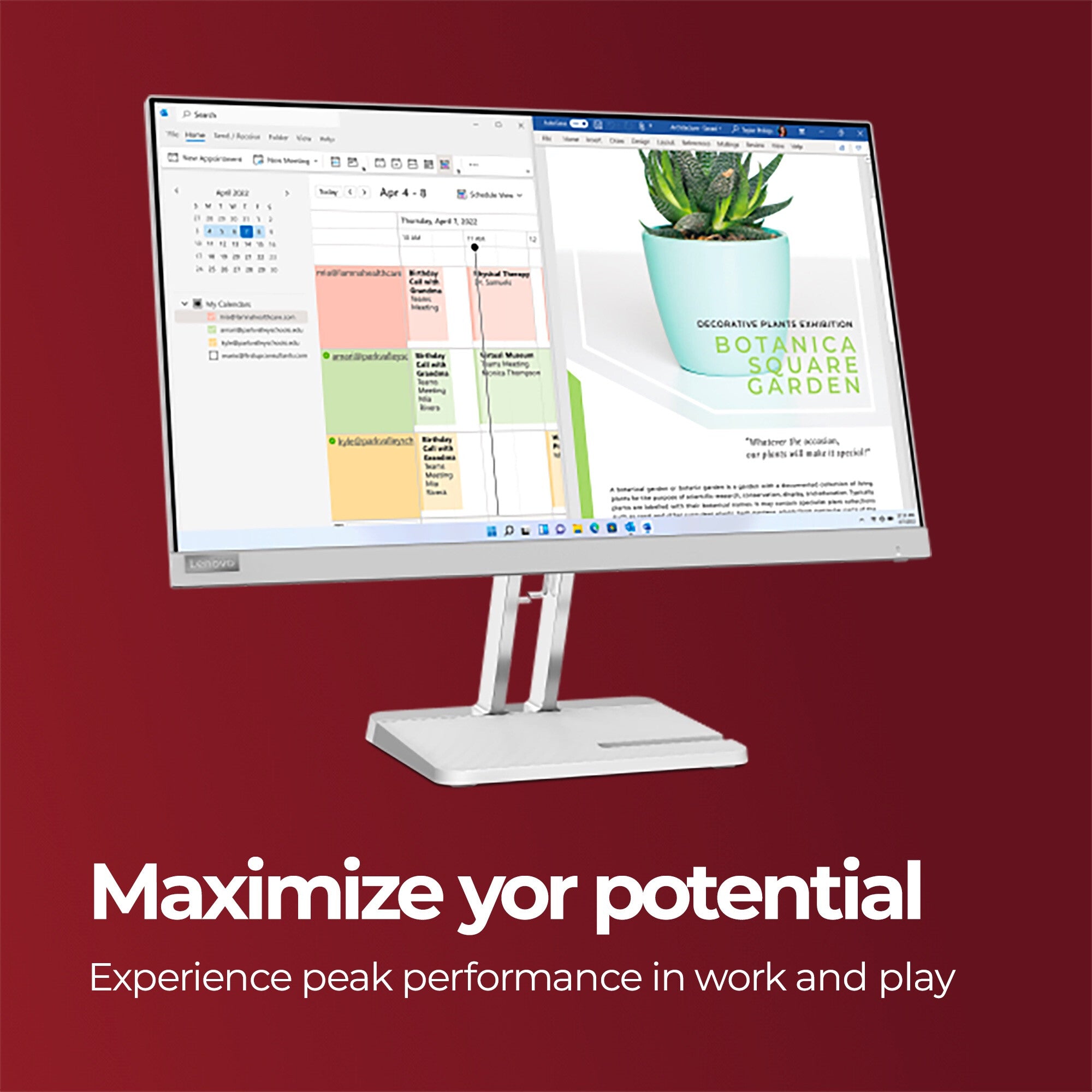 Lenovo L24E-40 - 60.5 cm (23.8") - 1920 x 1080 pixels Full HD LED Monitor