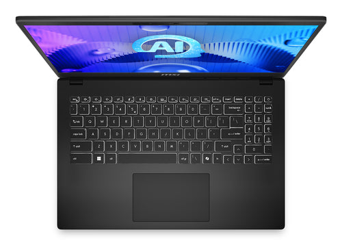 MSI Modern 15 H AI Laptop - 39.6 cm (15.6") - Intel Core Ultra 5 125H - 16 GB DDR5-SDRAM - 512 GB SSD - Wi-Fi 6E - Windows 11 Home - Black