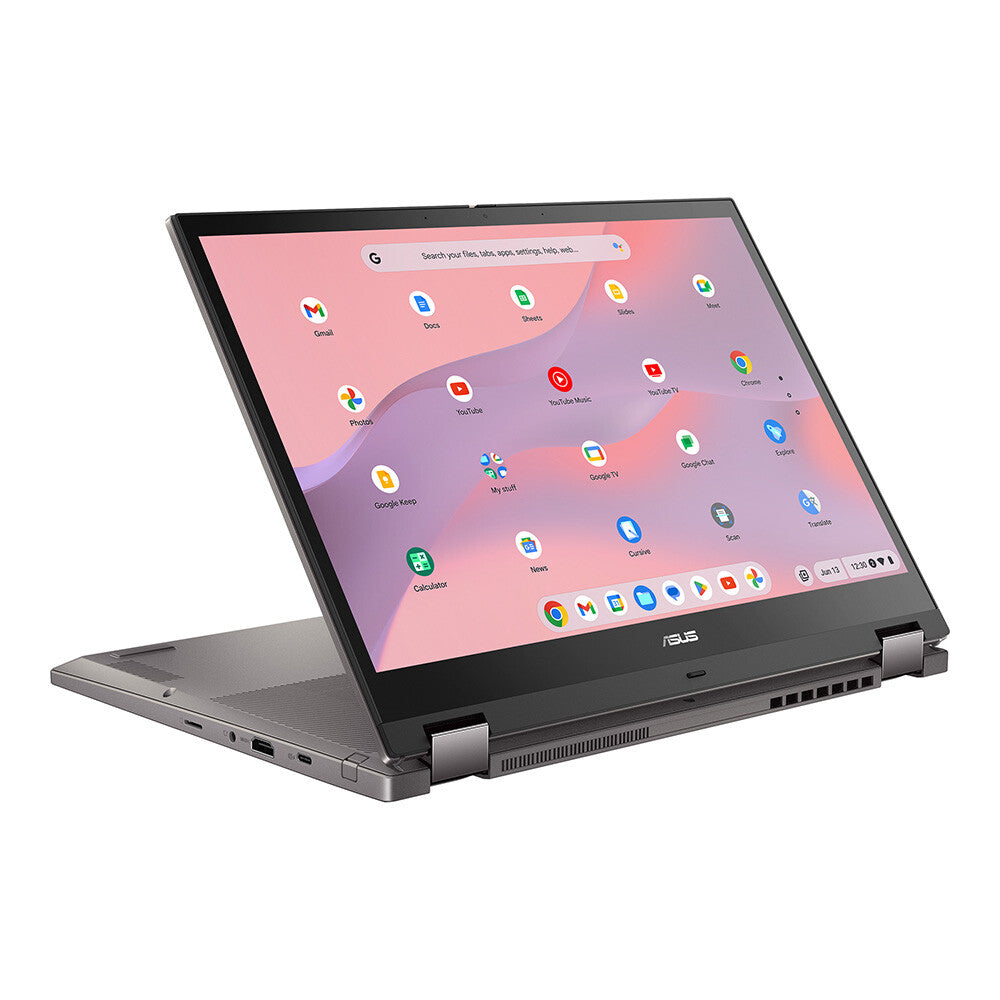 ASUS Chromebook CM34 Flip - 35.6 cm (14") - Touchscreen - AMD Ryzen™ 3 7320C - 8 GB LPDDR5-SDRAM - 128 GB SSD - Wi-Fi 6 - ChromeOS - Grey