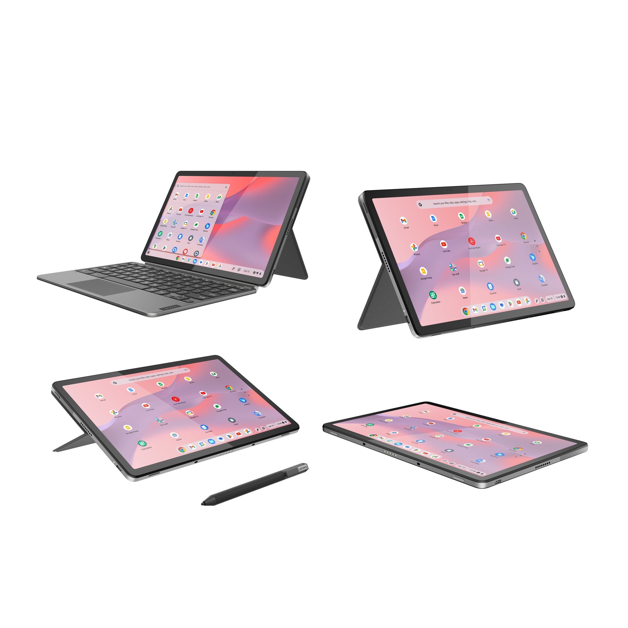 Lenovo IdeaPad Duet 3 Chromebook - 27.8 cm (10.9") - Touchscreen - Qualcomm Snapdragon 7c Gen 2 - 8 GB LPDDR4x-SDRAM - 128 GB eMMC - Wi-Fi 5 - ChromeOS - Grey