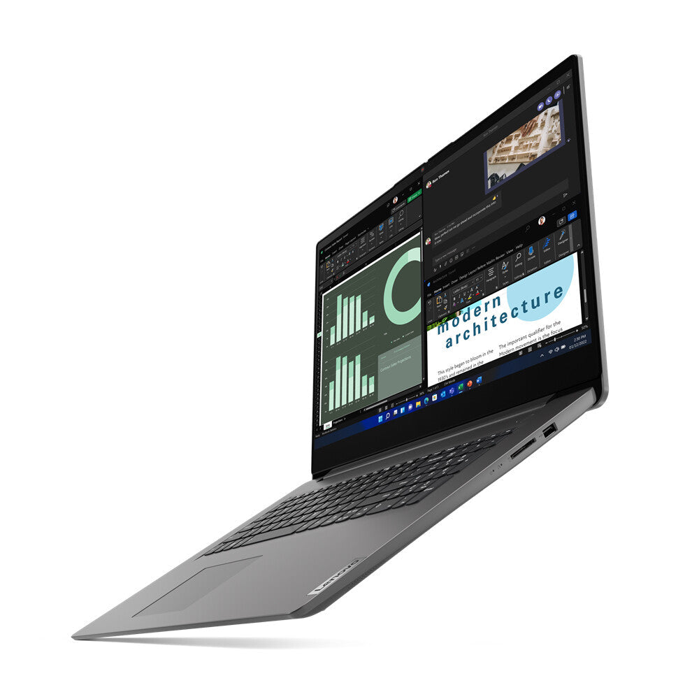 Lenovo V V17 Laptop - 43.9 cm (17.3") - Intel® Core™ i5-13420H - 8 GB DDR4-SDRAM - 256 GB SSD - Wi-Fi 6 - Windows 11 Pro - Grey
