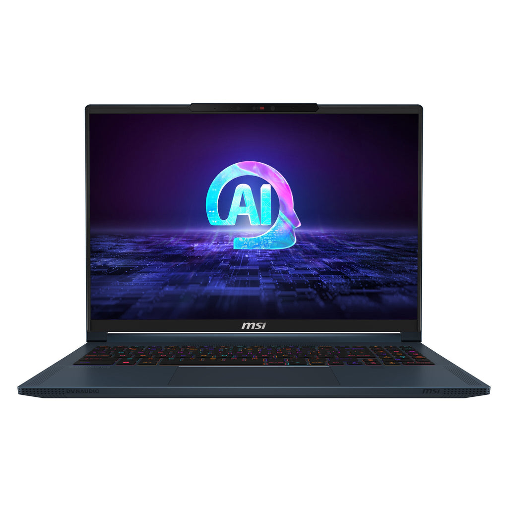 MSI Stealth 16 AI Studio Laptop - 40.6 cm (16") - Intel Core Ultra 9 185H - 32 GB DDR5-SDRAM - 2 TB SSD - NVIDIA GeForce RTX 4070 - Wi-Fi 7 - Windows 11 Home - Blue