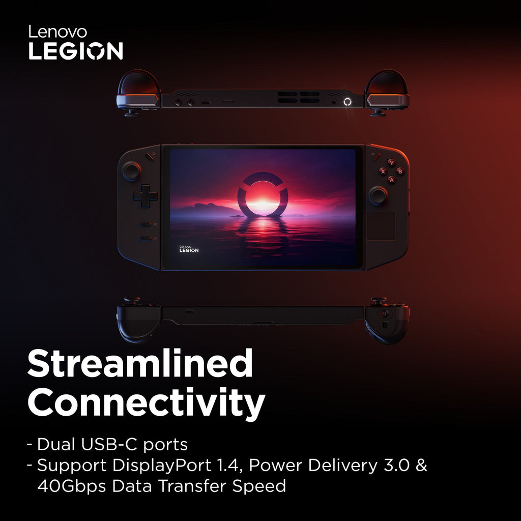 Lenovo Legion Go -  22.4 cm (8.8") - 512 GB - Portable game console in Black