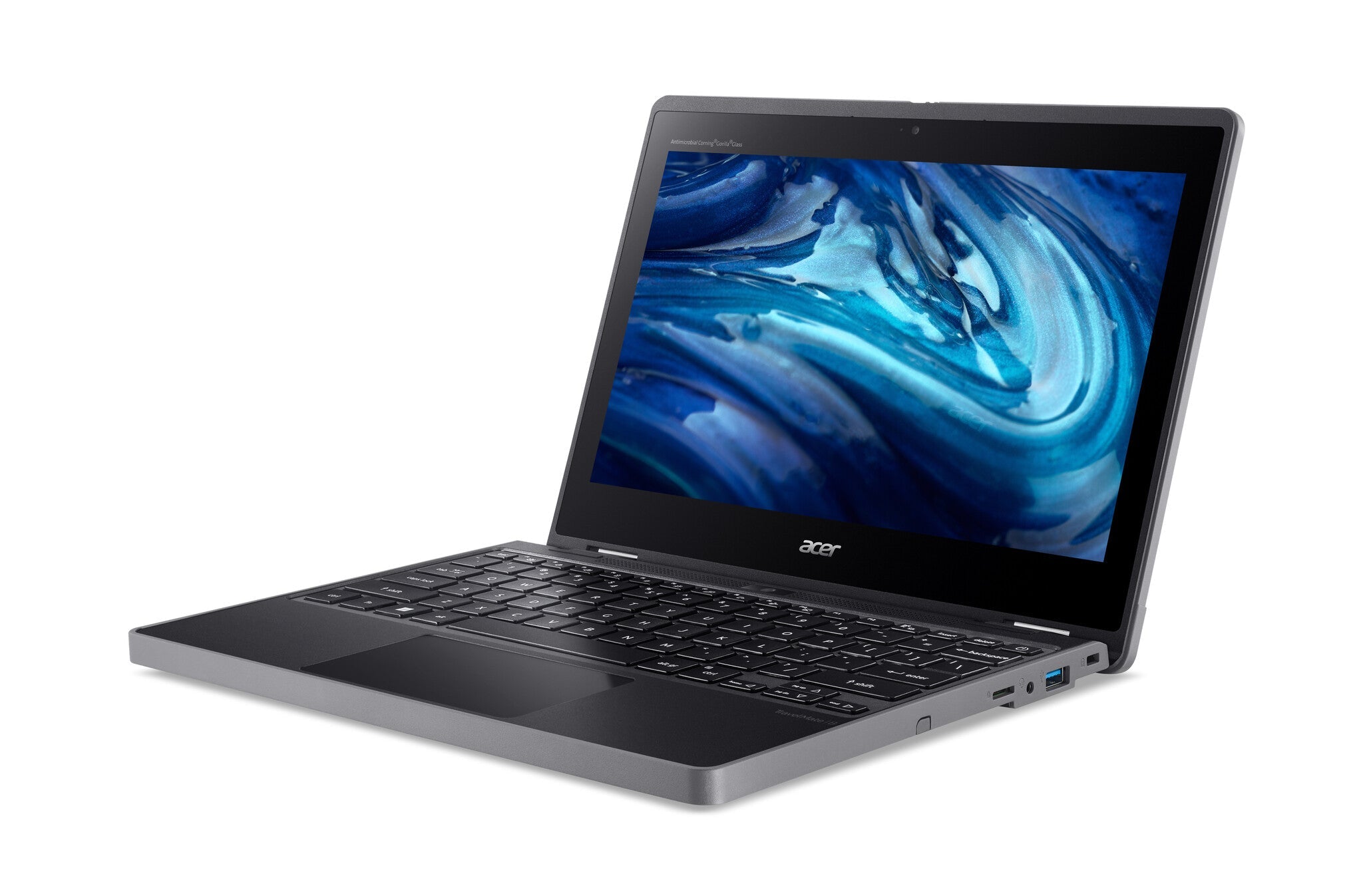 Acer TravelMate Spin B3 - 29.5cm (11.6") - Touchscreen - Intel® N N200 - 8 GB DDR5-SDRAM - 256 GB SSD - Wi-Fi 6E - Windows 11 Pro Education - Black