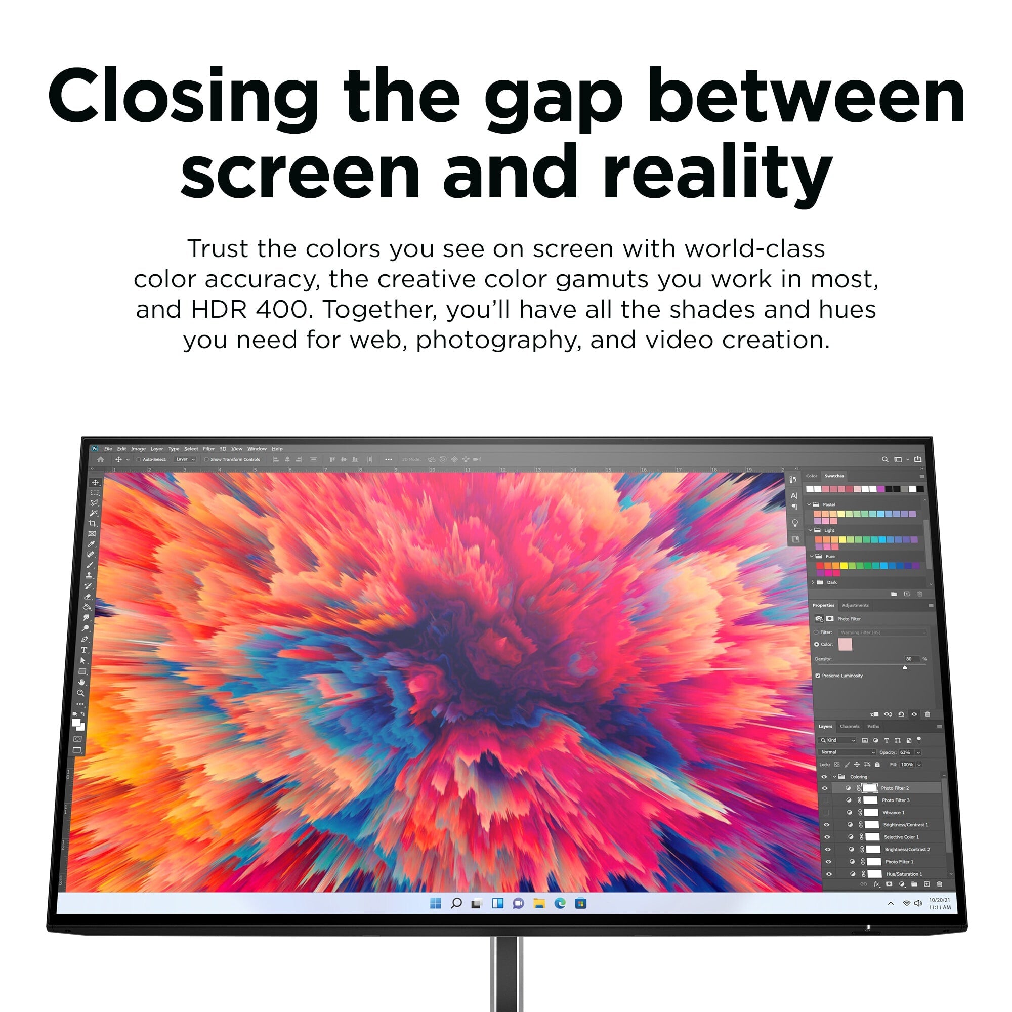 HP Z24Q G3 - 60.5 cm (23.8") - 2560 x 1440 pixels QHD Monitor
