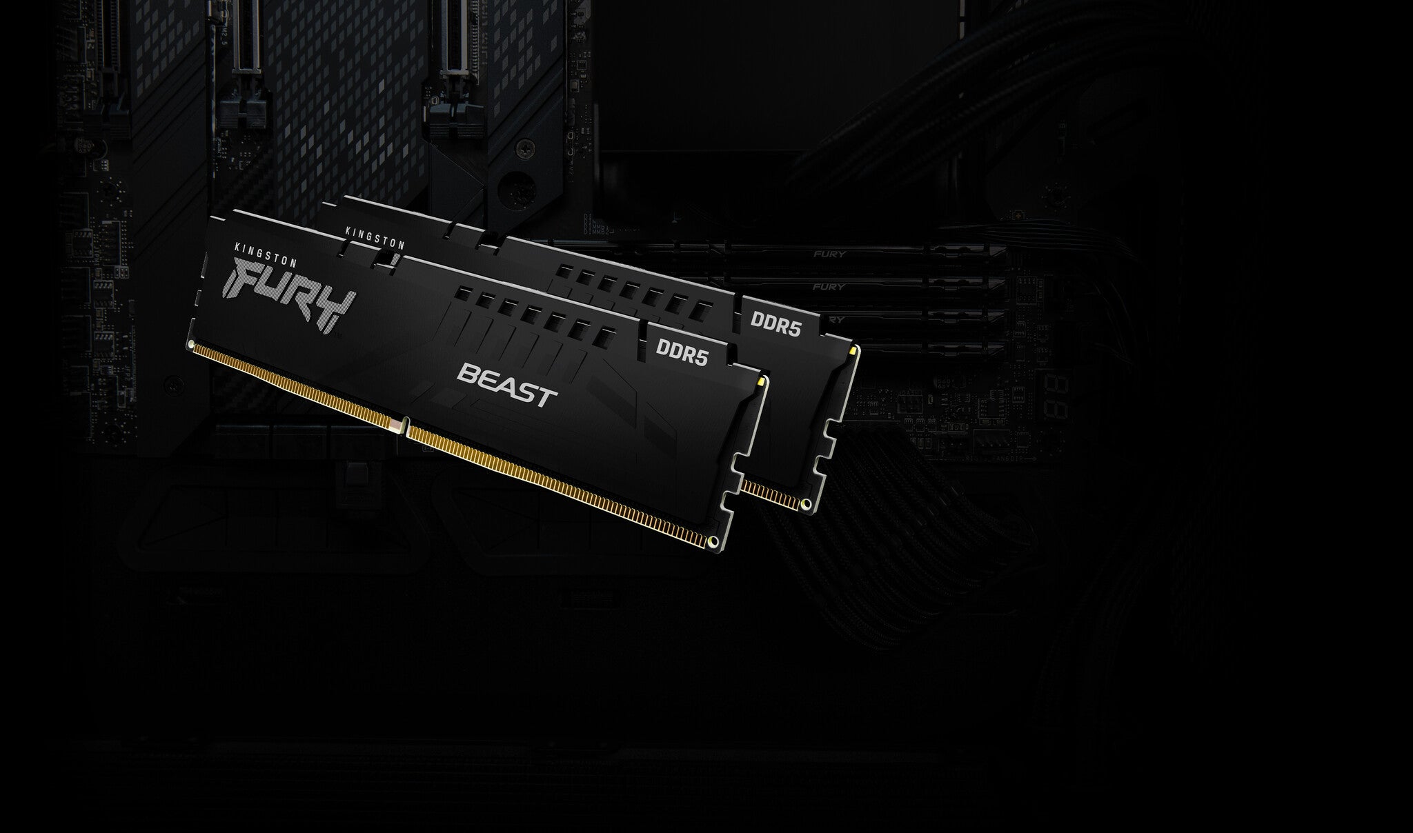 Kingston Technology FURY Beast Black - 16 GB 1 x 16 GB 4800MT/s DDR5 memory module