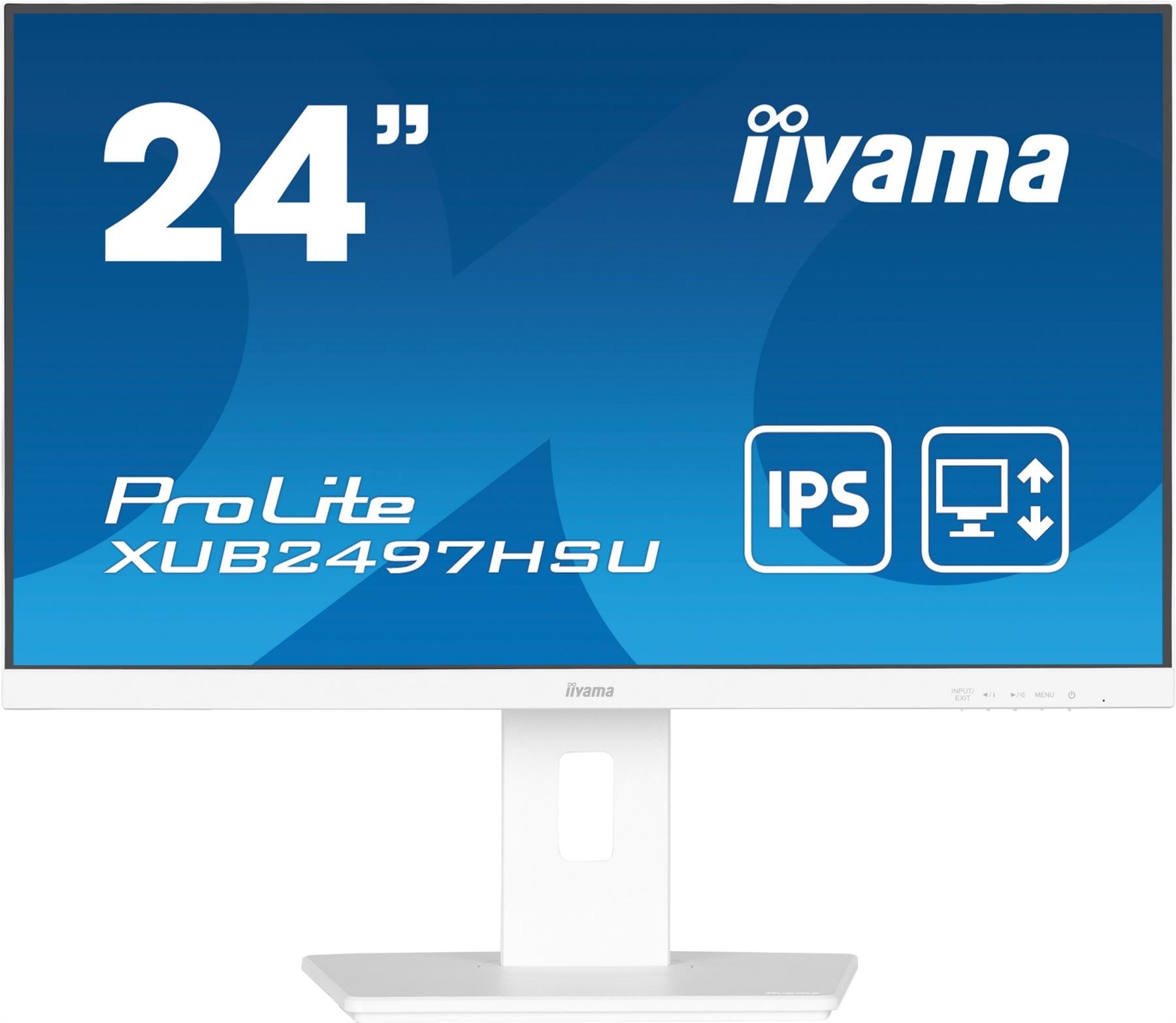 iiyama ProLite XUB2497HSU-W2 - 60.5 cm (23.8") - 1920 x 1080 pixels FHD LED Monitor