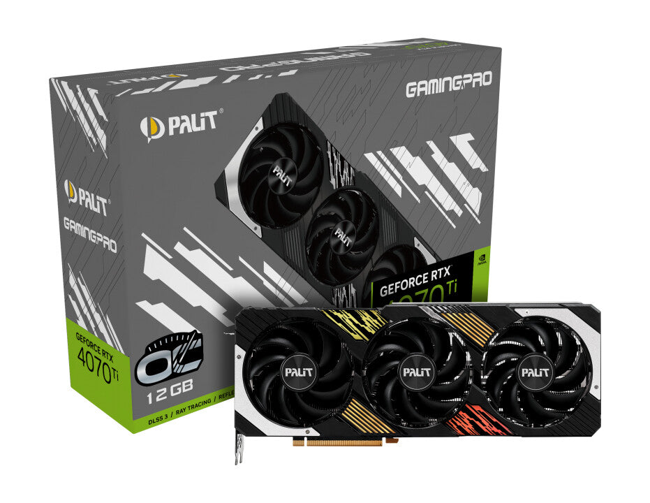 Palit GamingPro OC - NVIDIA 12 GB GDDR6X RTX™ 4070 Ti graphics card