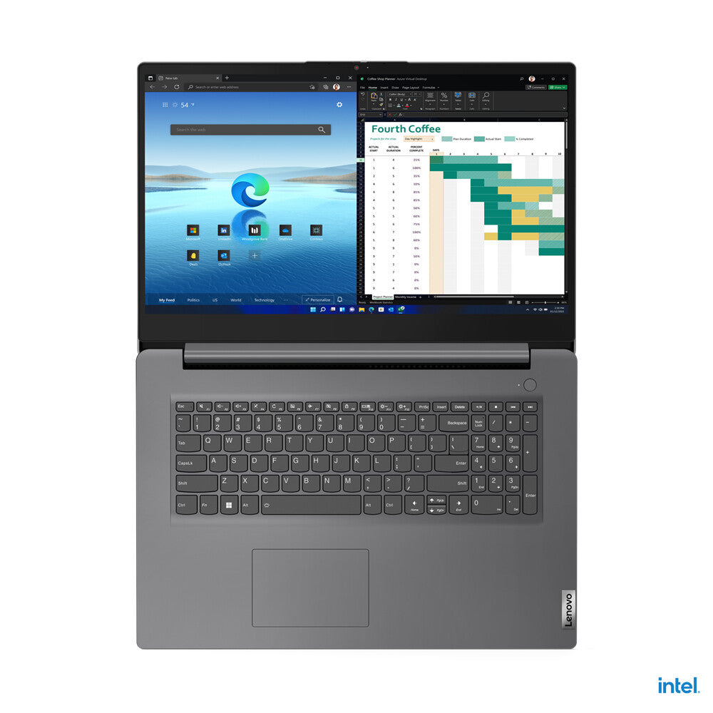 Lenovo V 17 G3 Laptop - 43.9 cm (17.3") - Intel® Core™ i5-1235U - 8 GB DDR4-SDRAM - 512 GB SSD - Wi-Fi 6 - Windows 11 Pro - Grey
