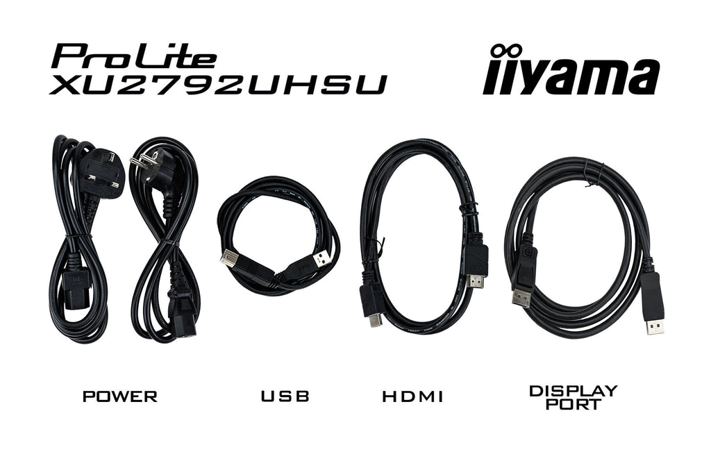 iiyama ProLite XU2792UHSU-B6 - 68.6 cm (27") - 3840 x 2160 pixels 4K Ultra HD LED Monitor