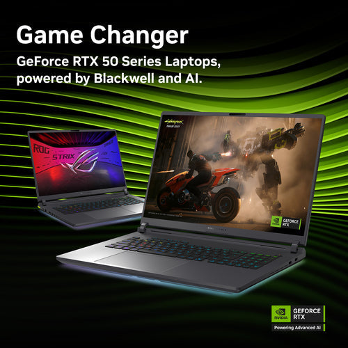 ASUS ROG Strix G18 Laptop - 45.7 cm (18") - Intel Core Ultra 9 275HX - 16 GB DDR5-SDRAM - 1 TB SSD - NVIDIA GeForce RTX 5070 - Wi-Fi 7 - Windows 11 Home - Eclipse Grey
