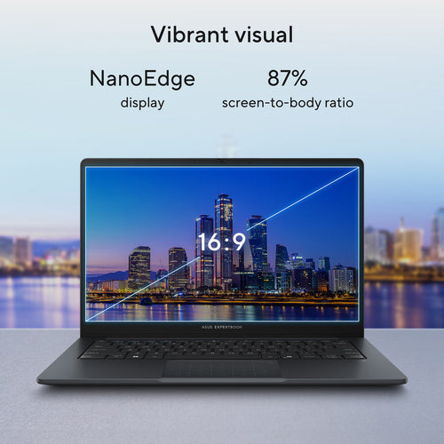ASUS ExpertBook B1 Laptop - 35.6 cm (14") - Intel® Core™ i7-13620H - 16 GB DDR5-SDRAM - 512 GB SSD - Wi-Fi 6E - Windows 11 Pro - Grey