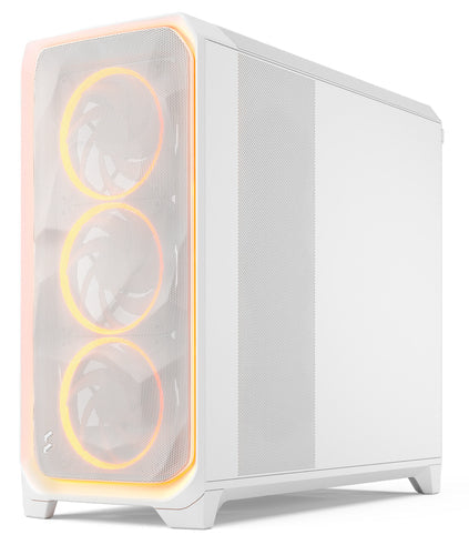 Fractal Design Meshify 3 XL Ambience Pro RGB - ATX Full Tower Case in White + Clear Tint