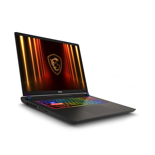 MSI Vector 17 HX AI Laptop - 43.2 cm (17") - Intel Core Ultra 9 275HX - 32 GB DDR5-SDRAM - 2 TB SSD - NVIDIA GeForce RTX 5070 Ti - Wi-Fi 7 - Windows 11 Home Advanced - Grey
