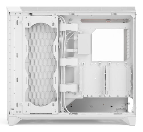 Fractal Design Meshify 3 XL Ambience Pro RGB - ATX Full Tower Case in White + Clear Tint