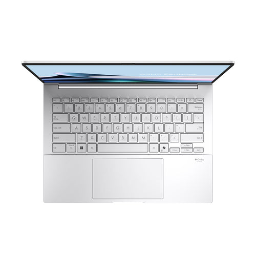 ASUS Zenbook 14 OLED Laptop - 35.6 cm (14") - Intel Core Ultra 9 185H - 32 GB LPDDR5x-SDRAM - 1 TB SSD - Wi-Fi 6E - Windows 11 Home - Silver