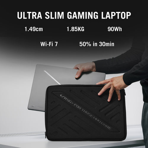 ASUS ROG Zephyrus G16 Laptop - 40.6 cm (16") - Intel Core Ultra 9 285H - 32 GB LPDDR5x-SDRAM - 2 TB SSD - NVIDIA GeForce RTX 5080 - Wi-Fi 7 - Windows 11 Home - Grey