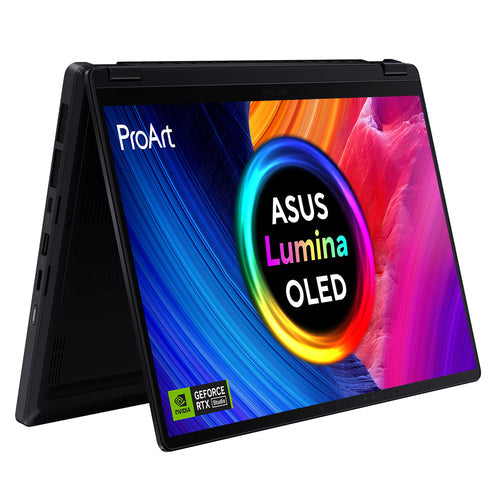 ASUS ProArt PX13 Hybrid (2-in-1) - 33.8 cm (13.3") - Touchscreen - AMD Ryzen AI 9 HX 370 - 32 GB LPDDR5x-SDRAM - 1 TB SSD - NVIDIA GeForce RTX 4060 - Wi-Fi 7 - Windows 11 Home - Black