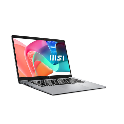 MSI MODERN 14 Laptop - 35.6 cm (14") - Intel® Core™ i3-1315U - 8 GB DDR4-SDRAM - 512 GB SSD - Wi-Fi 6E - Windows 11 Home - Silver