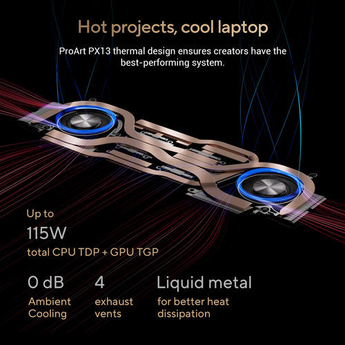 ASUS ProArt PX13 Hybrid (2-in-1) - 33.8 cm (13.3") - Touchscreen - AMD Ryzen AI 9 HX 370 - 32 GB LPDDR5x-SDRAM - 1 TB SSD - NVIDIA GeForce RTX 4060 - Wi-Fi 7 - Windows 11 Home - Black