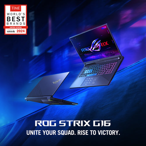 ASUS ROG Strix G16 Laptop - 40.6 cm (16") - AMD Ryzen 9 8940HX - 16 GB DDR5-SDRAM - 1 TB SSD - NVIDIA GeForce RTX 5060 - Wi-Fi 6E - Windows 11 Home - Black / Grey
