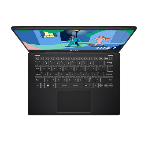 MSI Modern 14 Laptop - 35.6 cm (14") - AMD Ryzen™ 5 7430U - 8 GB DDR4-SDRAM - 512 GB SSD - Wi-Fi 6E - Windows 11 Home - Black
